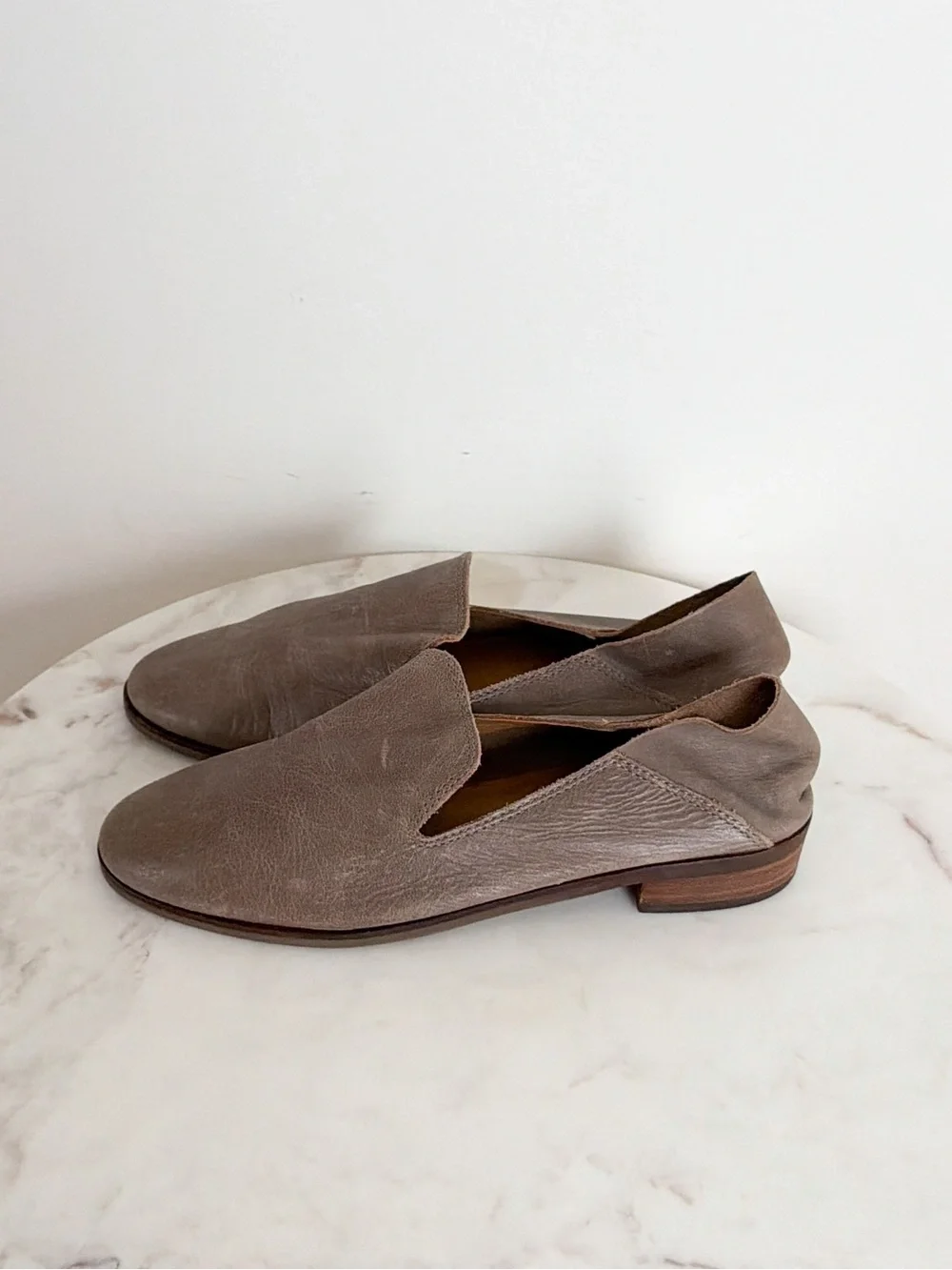 Lucky Brand Cahill Soft Structure Leather Slip On Loafer Flats Size 8 - Picture 5 of 11